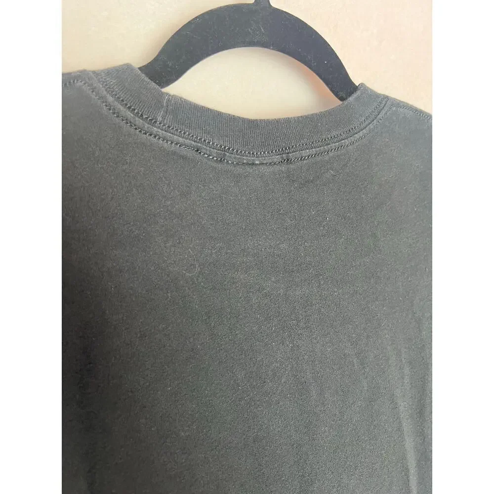 Adidas Men's Short Sleeve Skull Sneaker Print Black T-Shirt Size Small
